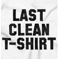 thumbnail image 2 of Last Clean T Shirt Laundry Day Humor Plus Size Crewneck Graphic Tee Shirt Brisco Brands 5X, 2 of 4