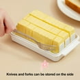 thumbnail image 7 of Shoreew Butter Keeper Butter Stick Holder with Transparent Lid Butter Dish for Refrigerator BPA-Free Butter Storage Rack for Cheese Margarine, 7 of 7