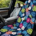 thumbnail image 4 of Xixirimido Tropical Palm Leaf Hibiscus Car Seat Towel Covers Car Accessories Athletic Running Towel Post Workout Sweatproof Washable Bucket Seat Cover Non Slip for Outdoor Sport, 2Pack, 4 of 8