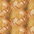 thumbnail image 1 of Ahgly Company Machine Washable Indoor Square Transitional Neon Orange Area Rugs, 6' Square, 1 of 7