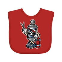 Inktastic Barber Skater Boys or Girls Baby Bib