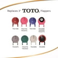thumbnail image 4 of Korky TOTO 3 In. Rubber Adjustable Flapper 2023BP, 4 of 6