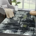 thumbnail image 2 of BEKAY 8 x 10ft Abstract Area Rug Vintage Runenr Rug Washable Gray Rug Non-Slip Large Carpet Modern Distressed Antique Rug for Bedroom Living Room, 2 of 7