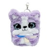 Claire's Girls Fuzzy Dog Mini Backpack Keychain, Cute Gift, Plush, 74658