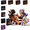 C#053, variant on Halloween Friends 4 Piece DIY Patchwork Kit Collection, Halloween DIY Sewing Kit for Beginners, Witch Ghost Bat Themed Doll Craft Kit, Family Parent-Child Fall Handmade Activity Supplies G