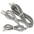 Axio 3pcs Telephone Extension Cord Phone Cable Landline Phone Wire Line