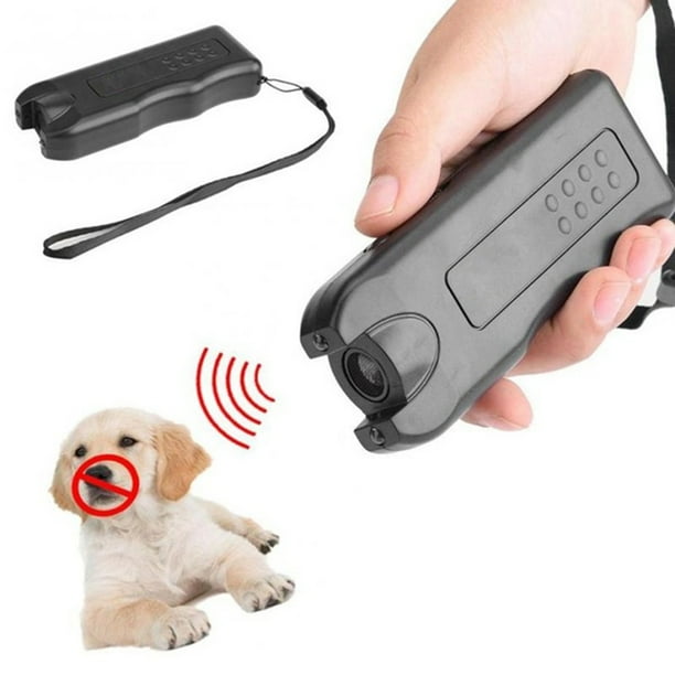 SAYFUT Handheld Dog Repellent, Electronic Animal Repellent, Ultrasonic Dog Trainer with Bright LED Flashlight Waterproof for Safety, Outdoor, Walking SAYFUT Handheld Dog Repellent, Electronic Animal Repellent, Ultrasonic Dog Trainer with Bright LED Flashlight Waterproof for Safety, Outdoor, Walking