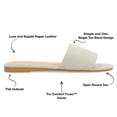 thumbnail image 5 of Journee Womens Kolinna Slip On Slide Flat Sandals, Widths Available, 5 of 10