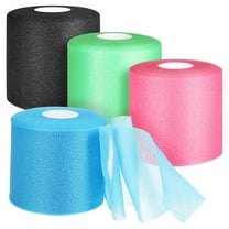 Beaupretty 4 Rolls Sports Pre Wrap Tape Black Bandaging For Physical Activity