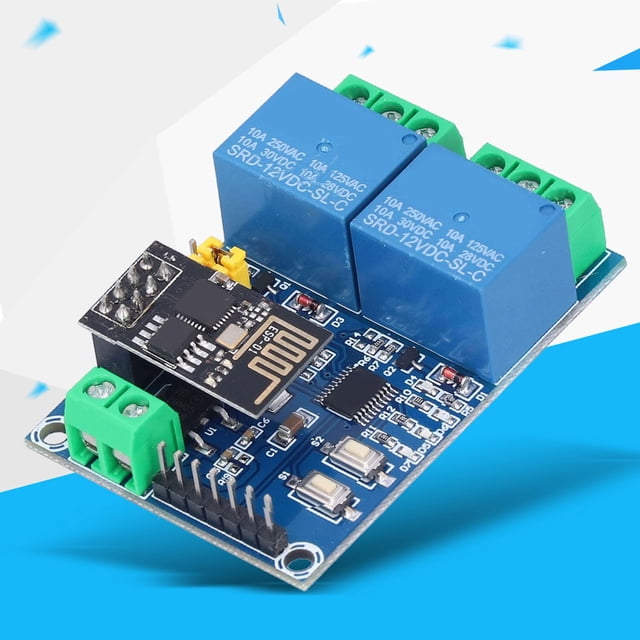 Module Relais, Relais WiFi 12V Double Canal pour la Maison Intelligente