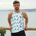 thumbnail image 6 of Daiia Cool Giraffe Printed Men's Quick Dry Fit Muscle Tank Top Slim-Fit Tank Workout Tank Top Lightweight Sports Tank Top-3X-Large, 6 of 7