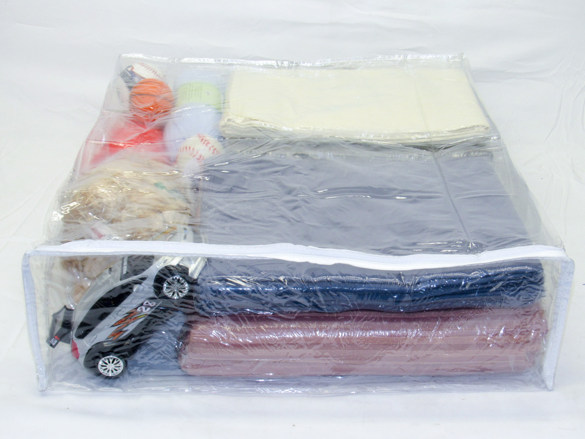 Clear Vinyl Zippered Storage Bags, Furniture & Home Living, Home  Improvement & Organisation, Storage Boxes & Baskets on Carousell