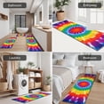 thumbnail image 5 of Rainbow Tie Dye Mandala Kitchen Rugs Sets Of 3,Kitchen Runner Rugs Non Skid Washable,Decorative Kitchen Floor Mats for Kitchen,Sink,Laundry,17"x30"+ 17"x47" + 17"x59", 5 of 6