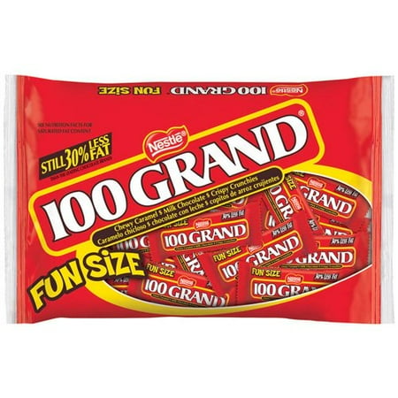 Nestle 100 Grand Funsize Candy, 12.5 Oz.