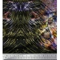 thumbnail image 2 of Soimoi Japan Crepe Satin Fabric Tiger Panel Print Fabric by the metre 42 Inch Wide, 2 of 3