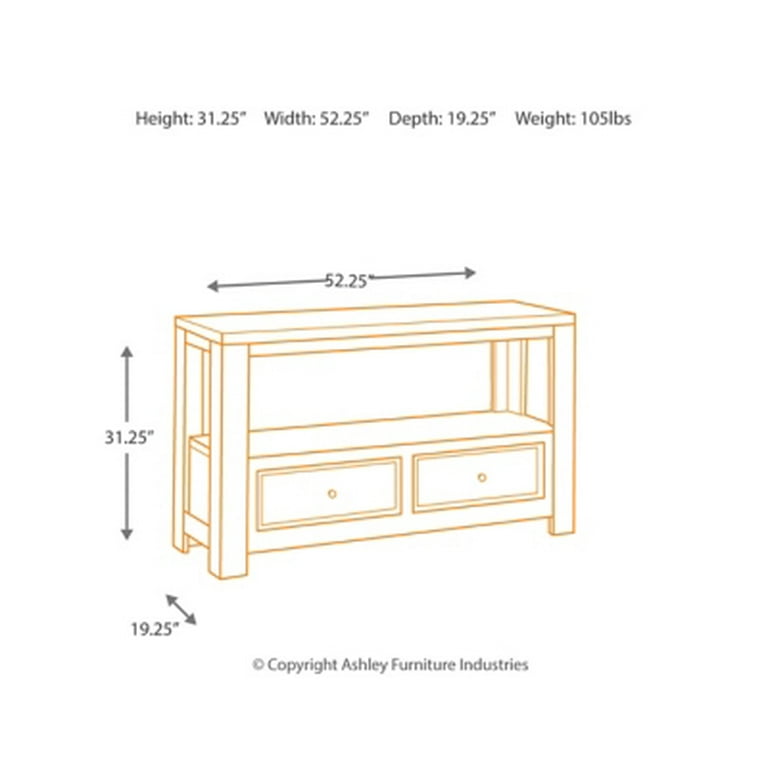 Ashley Furniture Signature Design Gavelston Sofa Table Matttroy