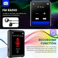 thumbnail image 2 of Tignapoo Lecteur MP3 Bluetooth à Écran Tactile de 2,4 Po avec Radio FM, Liseuse et Stockage de 8 Go, Blanc, 2 of 6