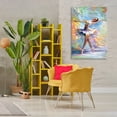 thumbnail image 3 of Stupell Industries Ballerina on Pastel Splatter Entertainment Painting Wrapped Canvas Art Print Wall Art, 30 x 45, 3 of 8