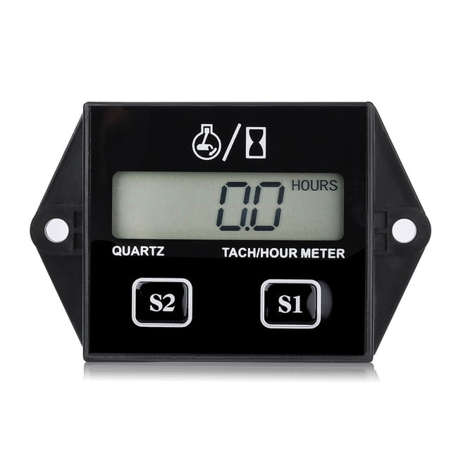 Tacómetro digital LCD Jadeshay Tacómetro/hora LCD Medidor de horas RPM Personalizado