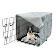 thumbnail image 5 of Abstract Dog Crate Cover, Simple Creative Pattern of Vortex Motif, Easy to Use Pet Kennel Cover Small Dogs Puppies Kittens, 7 Sizes, White Multicolor, by Ambesonne, 5 of 6