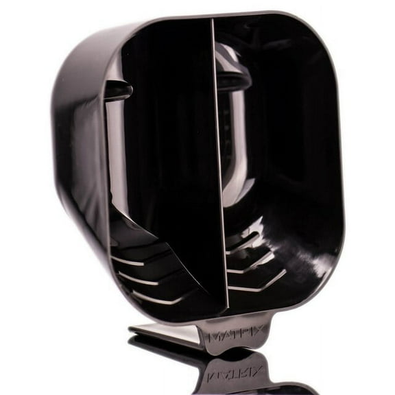 Matrix Double Color Mixing Bowl, Double Mixing Bowl / Black, Pack of 1 w/ Sleek Teasing Comb