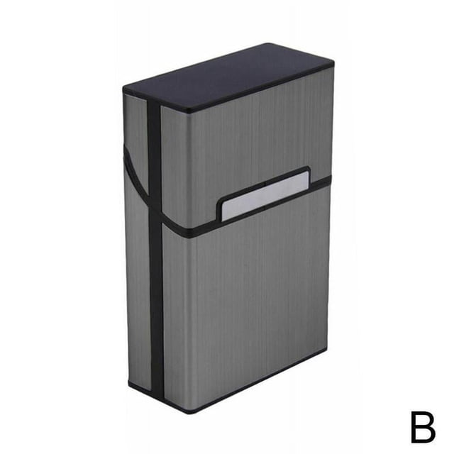 Pink Aluminum Cigarette Case - Moisture-Resistant Storage for Cigarettes, Portable and Durable