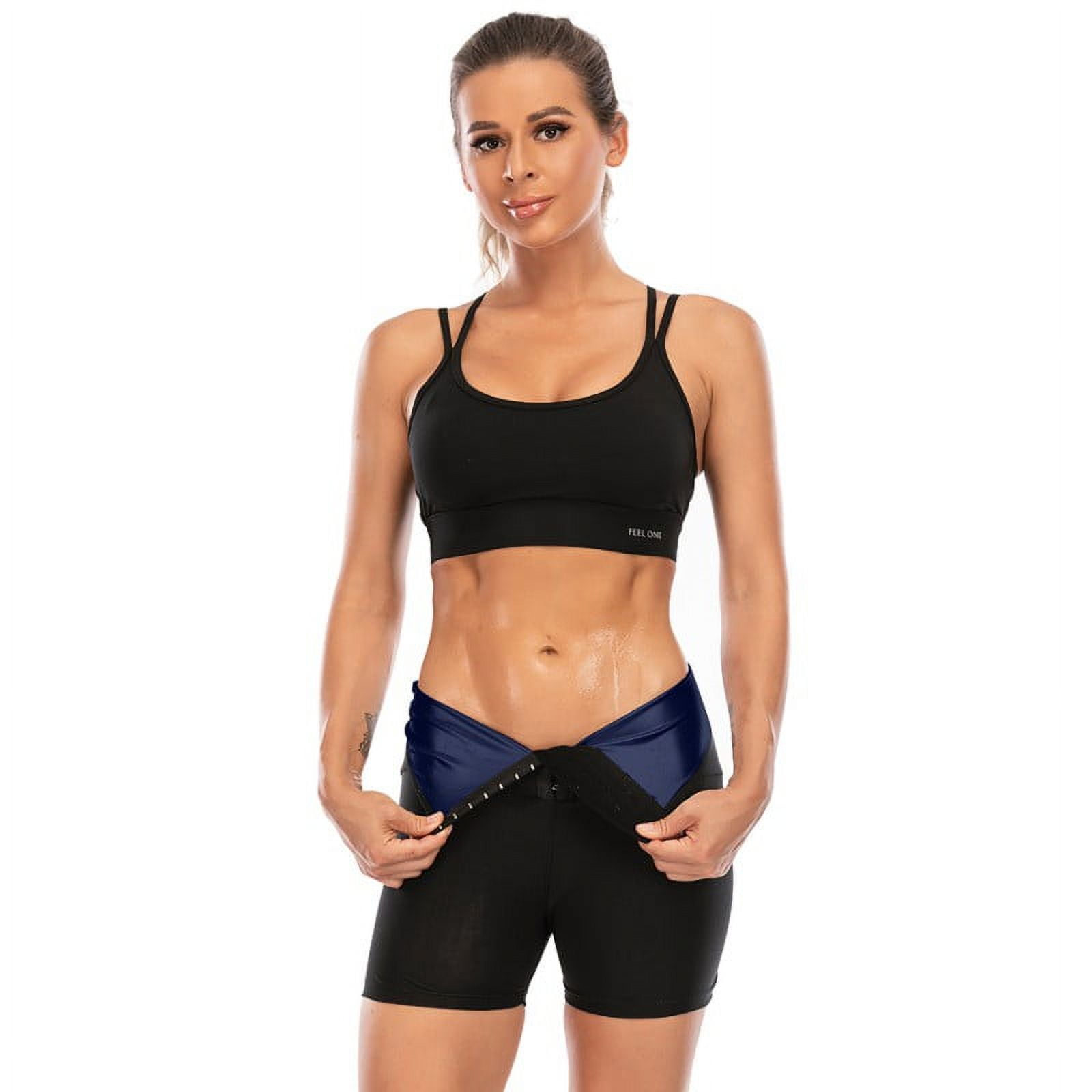 ValentinA Womens Hot Body Shaper Pants Workout Sweat Sauna Suit Thighs Fat  Burner Neoprene Slimming Shorts for Weight Loss