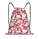 thumbnail image 1 of Fotbe Japanese Cherry Blossoms Bolsa Mochila con Cordón Estampada, Bolsa de Gimnasio Deportiva, Bolsa Cinch, Bolsa con Cordón para Hombres y Mujeres-Medium, 1 of 6