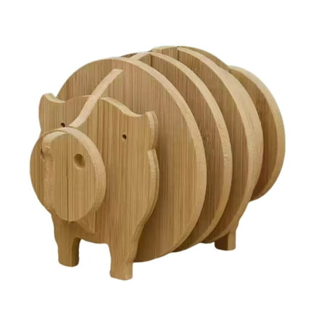 

Jungdeepe And Wood Three Animal Placemat Storage Table Decoration Pot Mat Elephant Heat Insulation Table Mat Hot Mat Place Mats And Napkins Dining Table Mat Set for 4 Table Chargers Hot Place Mats
