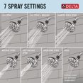 thumbnail image 3 of 7-Setting Shower Head in Chrome - 1.75 GPM - Delta 75705, 3 of 15