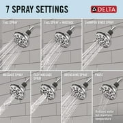 7-Setting Shower Head in Chrome - 1.75 GPM - Delta 75705