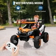 thumbnail image 2 of Kids Electric Ride On UTV Car – 12V, Remote Control, Season Suspension, Wireless Music, LED Lights, Safety Belt, Power Toy for Boys & Girls Ages 3-8, 2 of 7