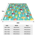 thumbnail image 3 of Sikiie Mushrooms Ultra-Soft Micro flannel Blanket Luxury All Seasons Warm Blanket for Bedding Sofa and Travel (4 sizes)-80"x60", 3 of 7