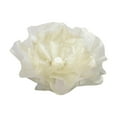 thumbnail image 4 of Cabeza de flor artificial de malla de hilo, simulación de flores, decoración de pared, cabeza de flor falsa Amarillo, 4 of 9