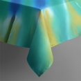 thumbnail image 5 of Colorful Rainbow Tie Dye Spiral Pattern Square Tablecloth,Waterproof Square Table Cover,Wipeable Spillproof Washable Table Cover for Home Kitchen Party Decor 42"X42"(107x107cm), 5 of 6