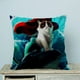 thumbnail image 1 of ABPHQTO Sirena gato Funda de Almohada Funda de Almohada Protector de Almohada Dos Lados 50x50 cm ABPHQTO PillowC306-20x20, 1 of 2