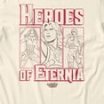 thumbnail image 3 of Masters Of The Universe Movie Heores Of Eternia Panels Men's T Shirt (Natural, S-XXXL), 3 of 4