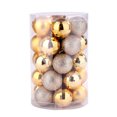 thumbnail image 1 of Irfora 34PCS Juego de bolas de Navidad 4cm Colgante de Navidad Bolas decorativas Árbol de Navidad Adornos inastillables Bola para árboles de Navidad Fiesta de bodas Decoración del hogar Irfora Bolas decorativas, 1 of 7