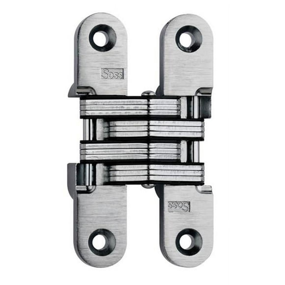 SOSS Invisible Hinge for Wood & Metal Applications with Minimum Material Thickness 0.125 in. - 1 Piece