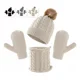 thumbnail image 1 of 3 En 1 Gorro Bufanda Guantes Tejidos Para Invierno Niña Niño, 1 of 6