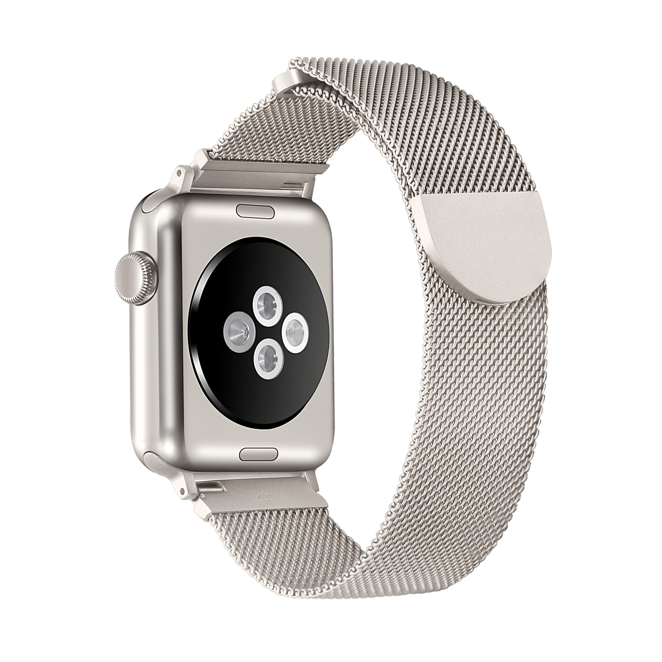 The Posh Tech★クールなシルバーAPPLE WATCH ブレスレット Posh Tech Unisex Infinity Mesh Stainless Steel Band for