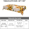 thumbnail image 4 of Sunflower Vintage Tablecloth Table Cover Washable Tabletop for Kitchen Dinning Decoration Rectangle 60x84inch, 4 of 6