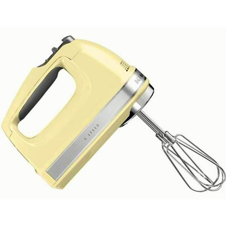 KitchenAid RKHM9MY 9-Speed Hand Mixer - Majestic Yellow (CERTIFIED (Kitchenaid Hand Mixer 9 Speed Best Price)