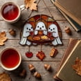 thumbnail image 5 of Halloween Sun Catcher for Window Hanging, Ghost Pumpkin 15cm Acrylic Suncatcher for Windows, Fall Thanksgiving House Warming Gift for Family Friends by MPOISVA, 5 of 7