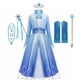 thumbnail image 1 of Frozen-vestido de princesa Elsa 2 para niñas, disfraz de princesa, Vestidos de fantasía para niños, Reina de la nieve, Disney, 1 of 4