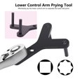 thumbnail image 4 of Lower Control Arm Prying Tool Alloy Steel Lower Ball Joint Pry Suspension Specialty Arm Lever Bushing Tool Work with A 1/2in Drive Extension Breaker Bar, 4 of 7