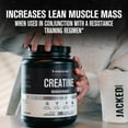 thumbnail image 2 of Jacked Factory Creatine Monohydrate Powder 1000g - Canadian-Owned Informed Choice Certified Supplement for Increased Muscle Mass*, Improved Strength, Power, & Performance** - 200 Servings, Unflavored, 2 of 8