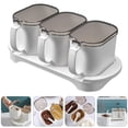 thumbnail image 4 of Shisuyan Moisture-proof Spice Containers Kitchen Condiment Pots White 1 Set, 4 of 8