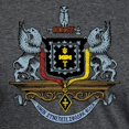 thumbnail image 3 of CafePress - Psi Upsilon Colored Crest T Shirt - Mens Tri-blend T-Shirt, 3 of 4