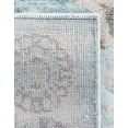 thumbnail image 6 of Unique Loom Paris Collection Area Rug - Willow (9' x 12' 2" Rectangle Light Blue/Beige), 6 of 6